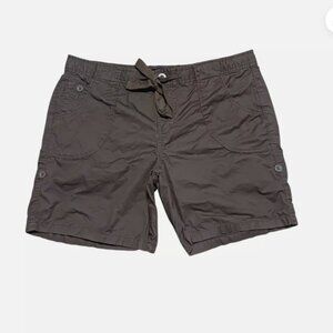 Calvin Klein Jeans Womens Shorts Size 14 / waist 36" Flat Front Cotton Green